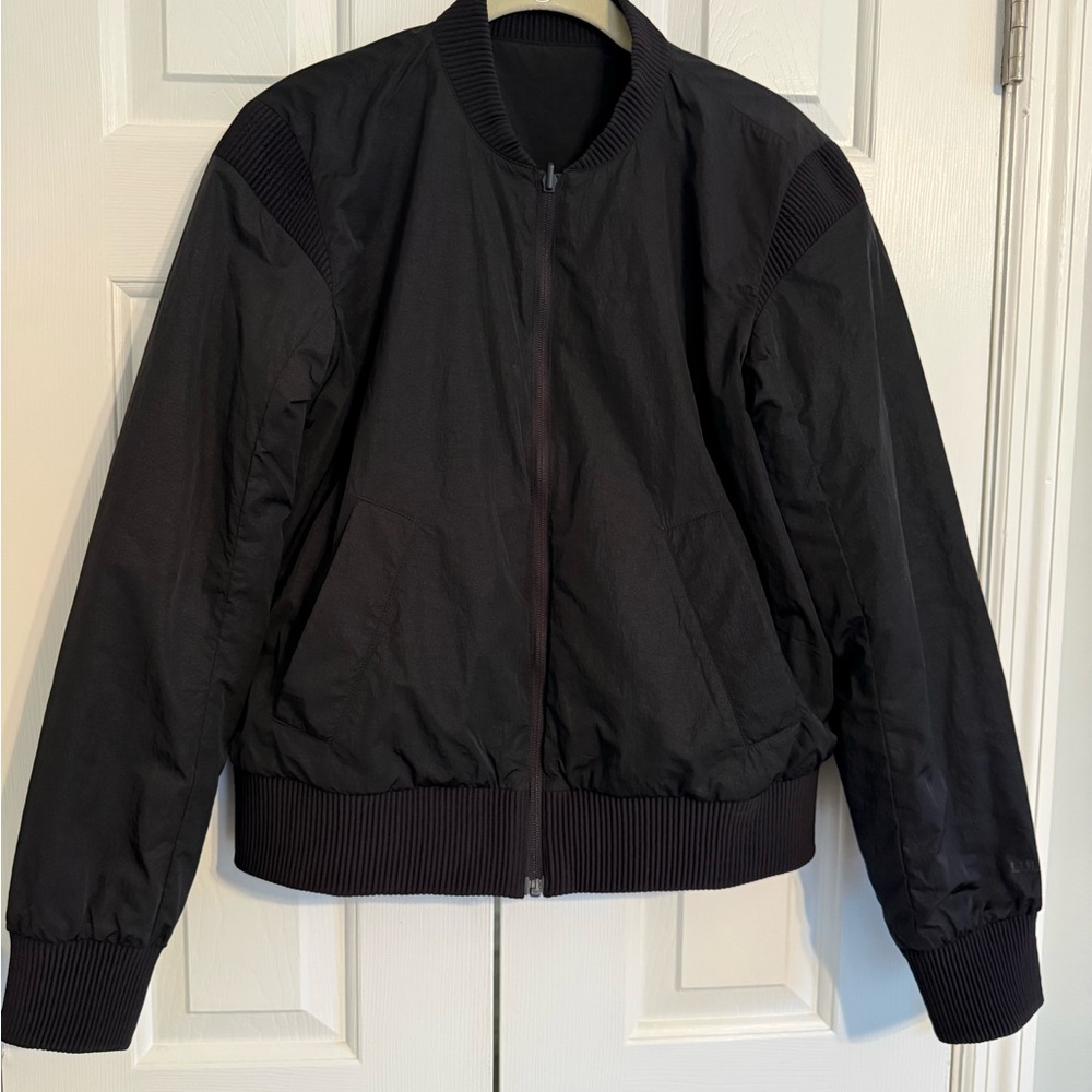 lululemon athletica Black Bomber Jacket - Picture 3 of 8